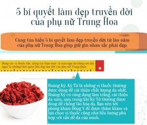 Những bí quyết làm đẹp truyền đời của phụ nữ Trung Hoa